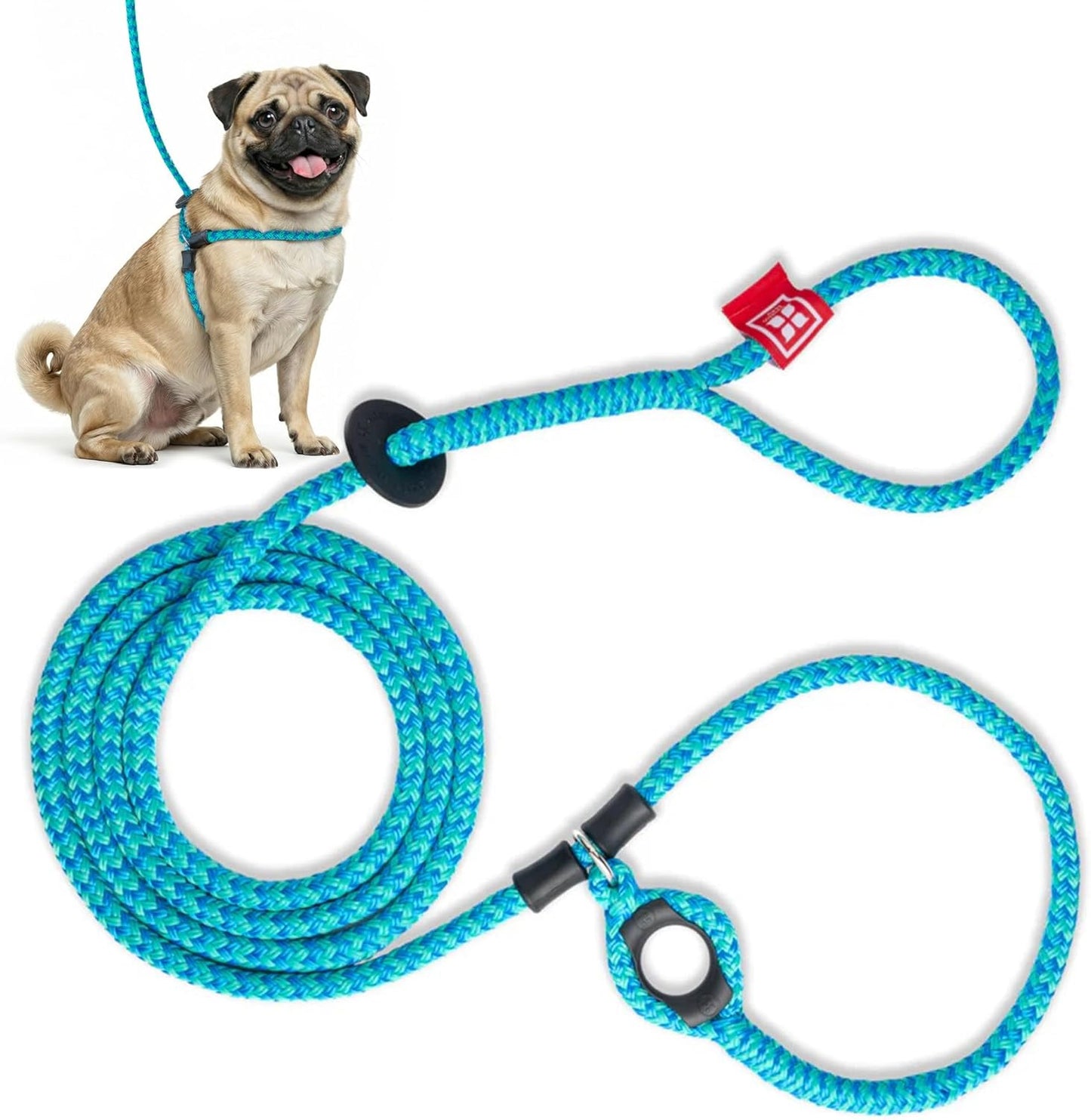 No Pull Dog Harness and Leash Set, anti Pull Dog Harness for All Breeds and Sizes, One-Piece Cushioned Rope Design Safely Prevents Escaping and Pulling (Small/Medium, Orange/Reflective)