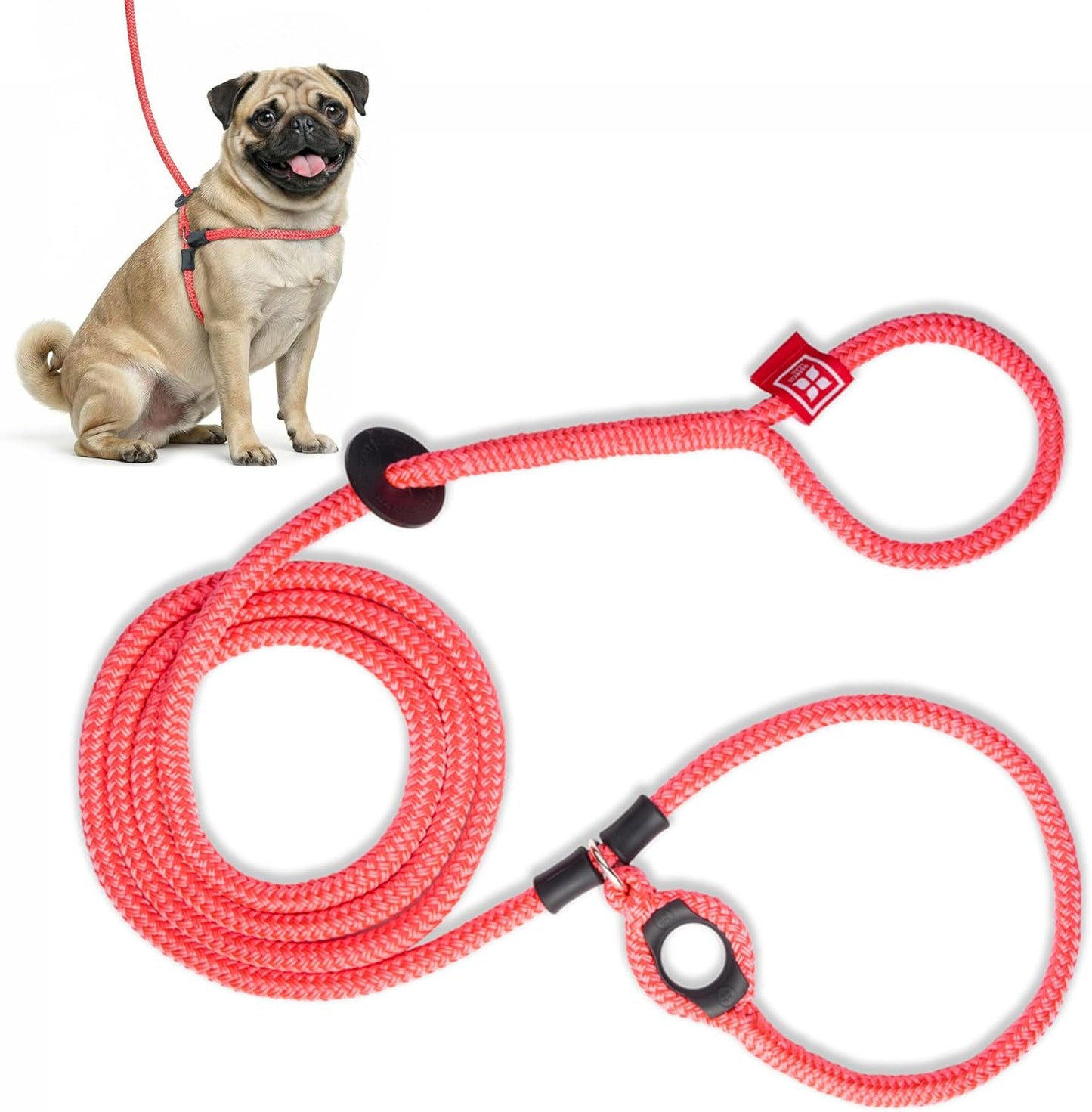 No Pull Dog Harness and Leash Set, anti Pull Dog Harness for All Breeds and Sizes, One-Piece Cushioned Rope Design Safely Prevents Escaping and Pulling (Small/Medium, Orange/Reflective)