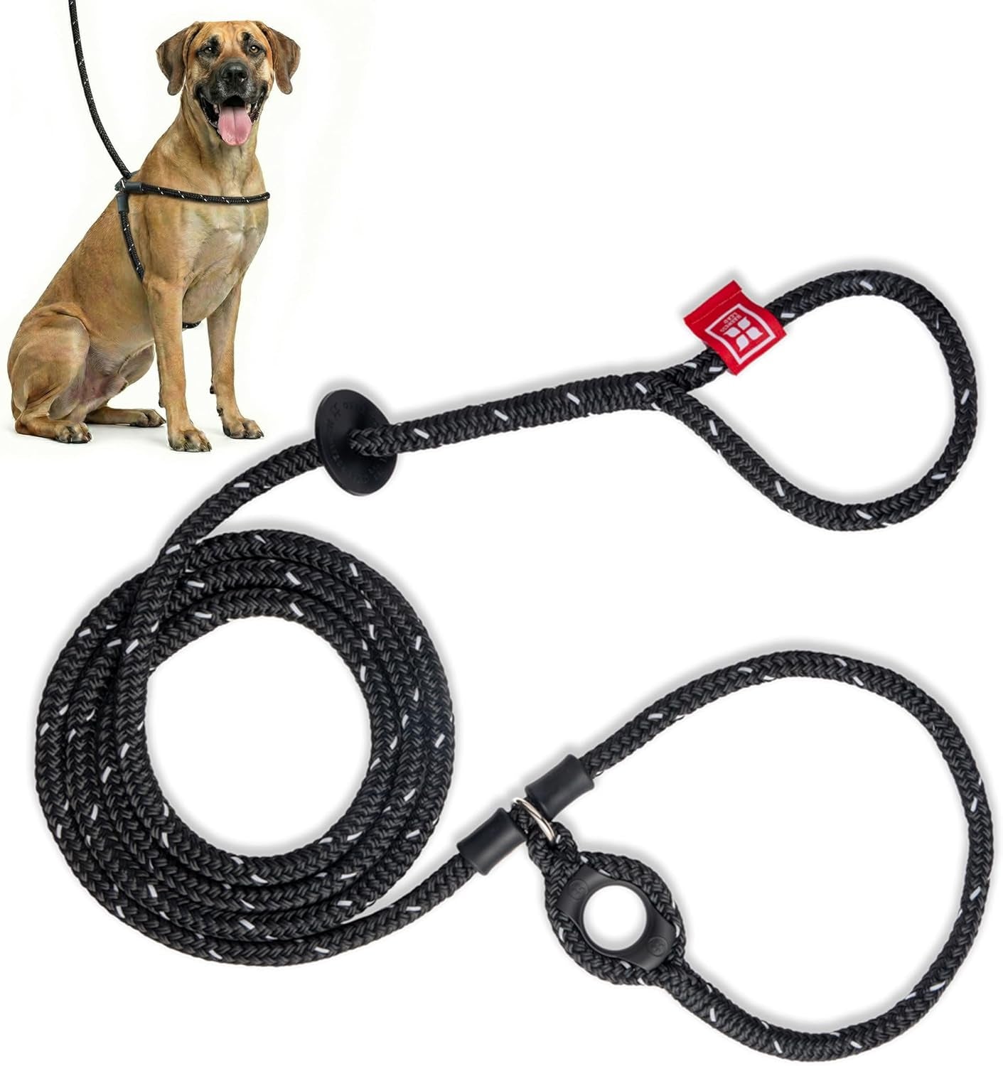 No Pull Dog Harness and Leash Set, anti Pull Dog Harness for All Breeds and Sizes, One-Piece Cushioned Rope Design Safely Prevents Escaping and Pulling (Small/Medium, Orange/Reflective)