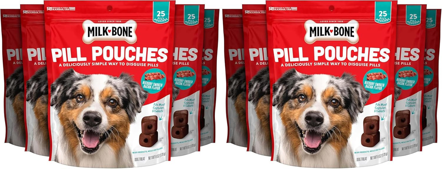 Pill Pouches Dog Treats with Real Chicken, 25 Count Bags (Pack of 5; 125 Total Treats)